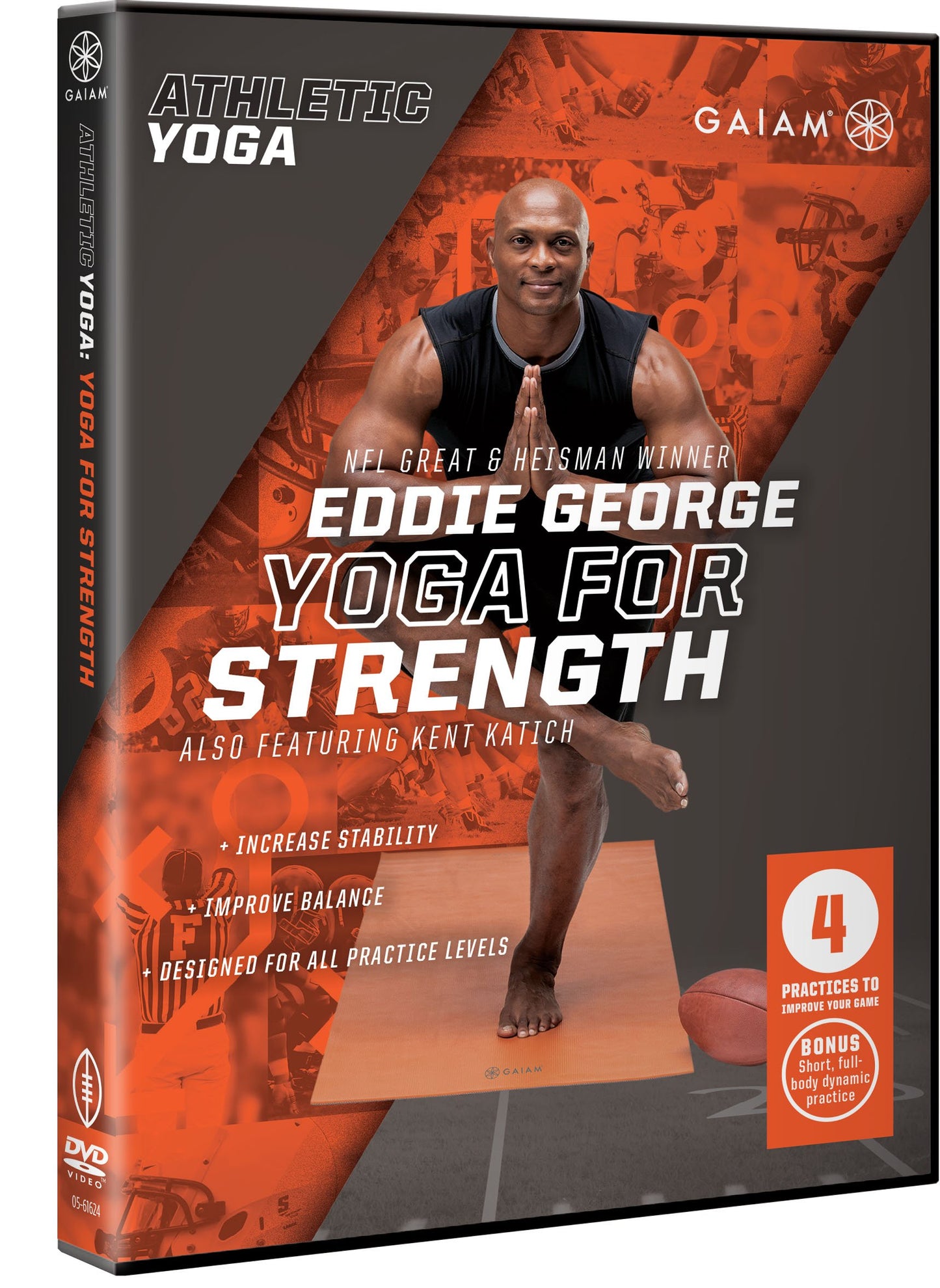 ATHLETIC YOGA: EDDIE GEORGE YOGA FOR STRENGTH - DVD [DVD] - Very Good