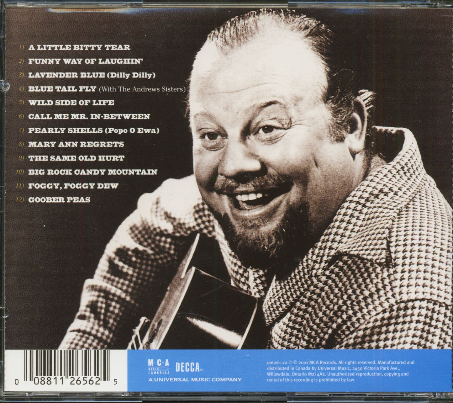 20th Century Masters: Millennium Collection [Audio CD] Burl Ives; The Andrews Sisters; Huddie Ledbetter and Daniel Decatur Emmett - Very Good