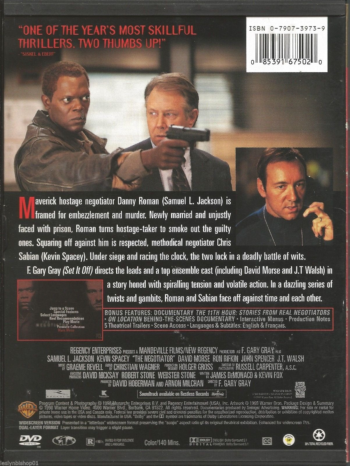 The Negotiator (Widescreen) [DVD]