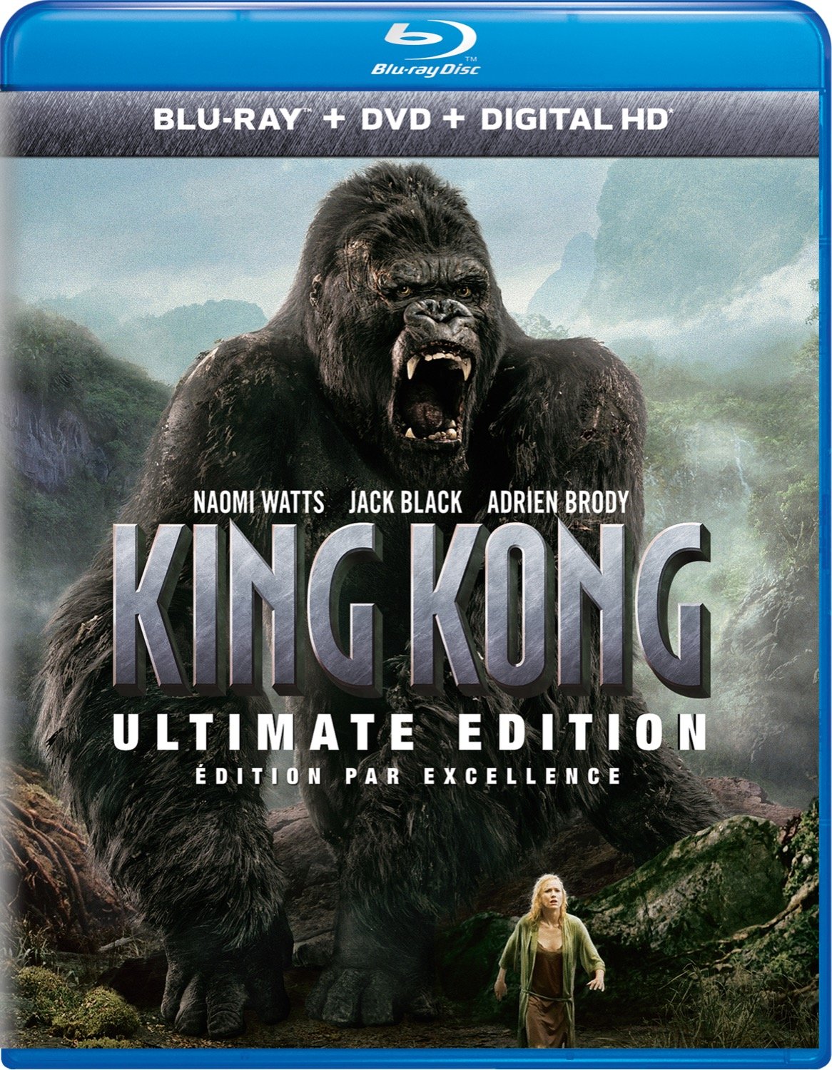 King Kong Ultimate Edition [Blu-ray + DVD + Digital HD] (Bilingual) [Blu-ray]