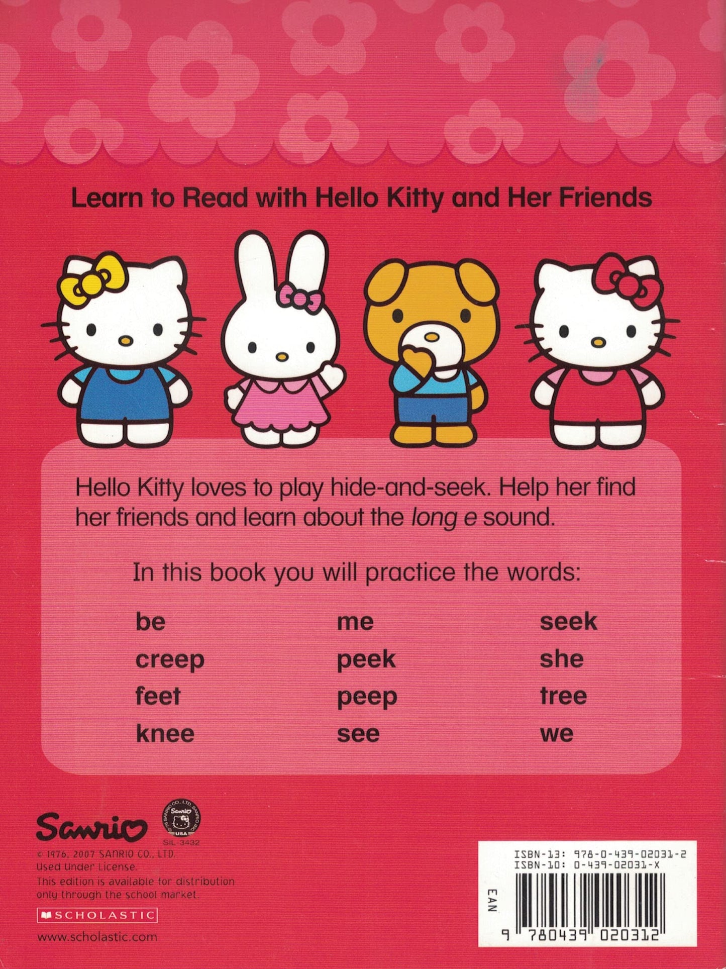 Hide-and-Seek (Book 7, Long E) [Paperback] Scholastic and Quinlan B Lee - Good