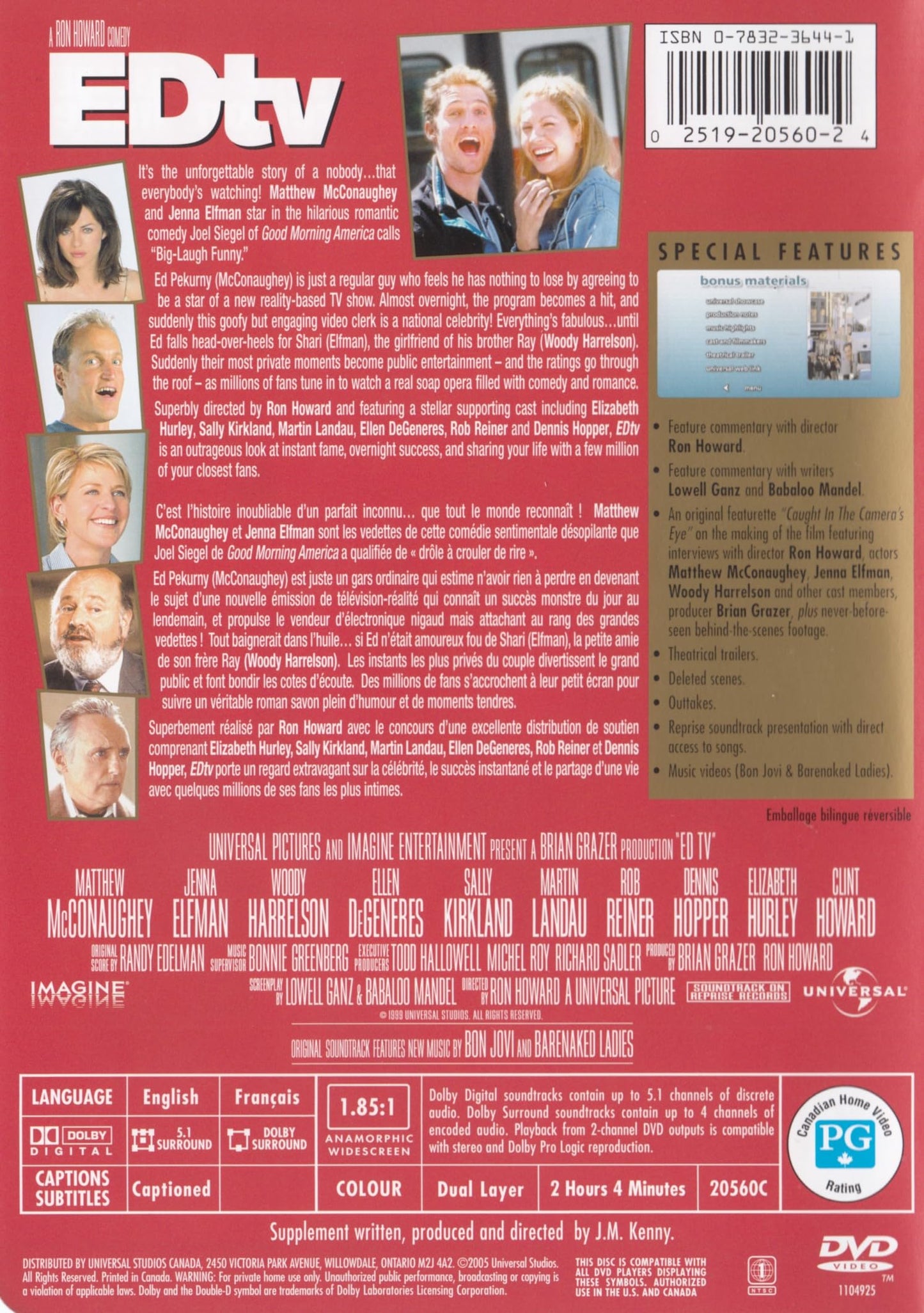 EdTV (Widescreen Collector's Edition) (Bilingual) [DVD]