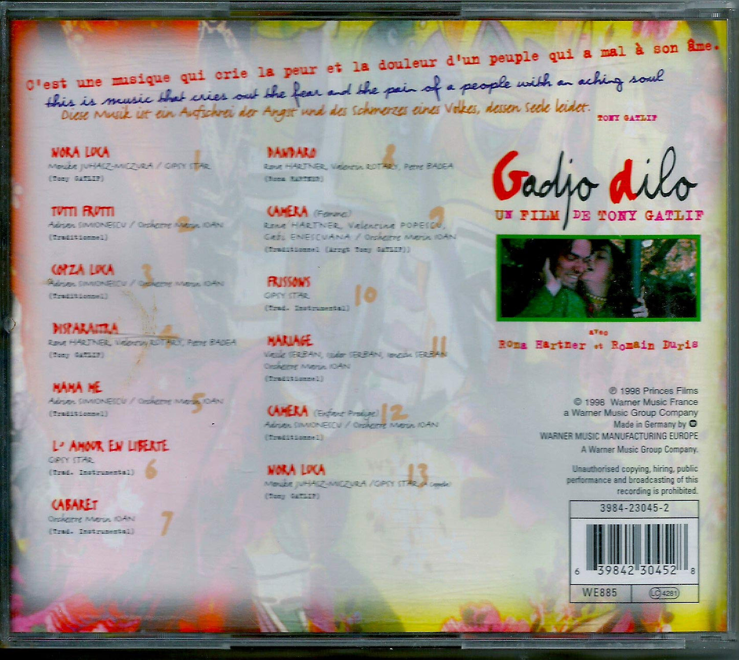 Gadjo Dilo [Audio CD] Various Artists - Very Good