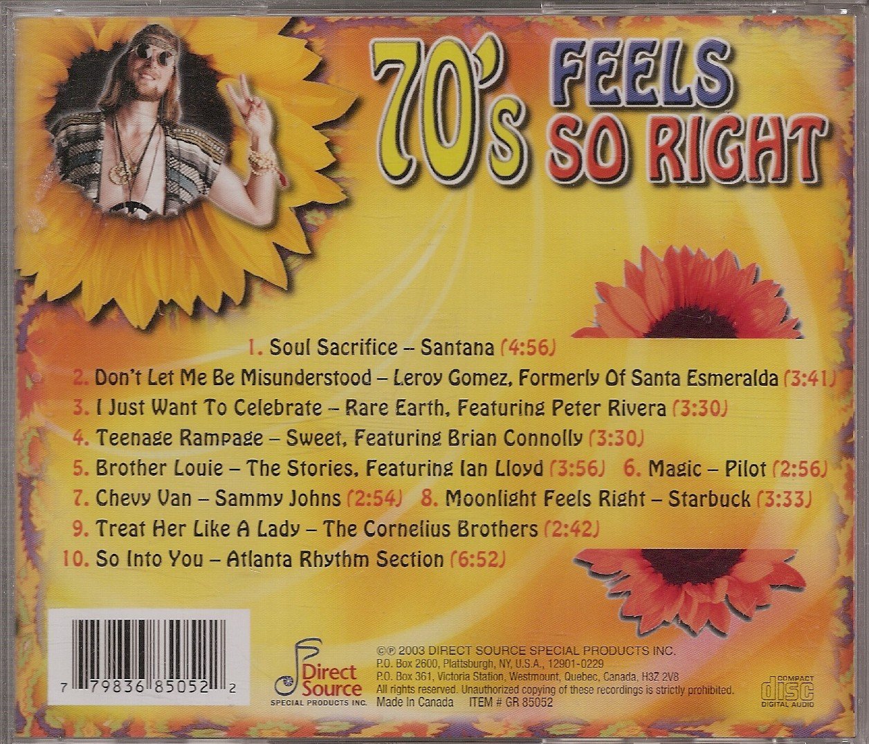 70's Feels So Right [Audio CD] Various Artists - Very Good