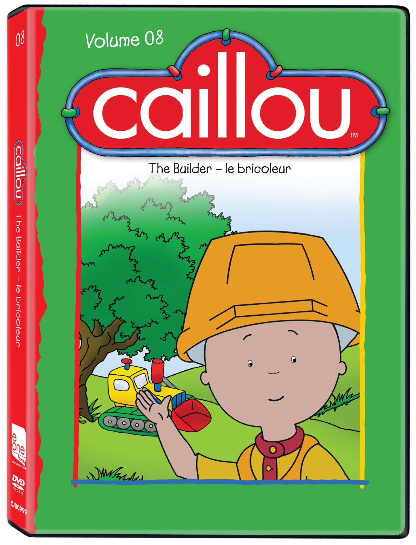 Caillou - The Builder (Bilingual) [DVD] - Very Good