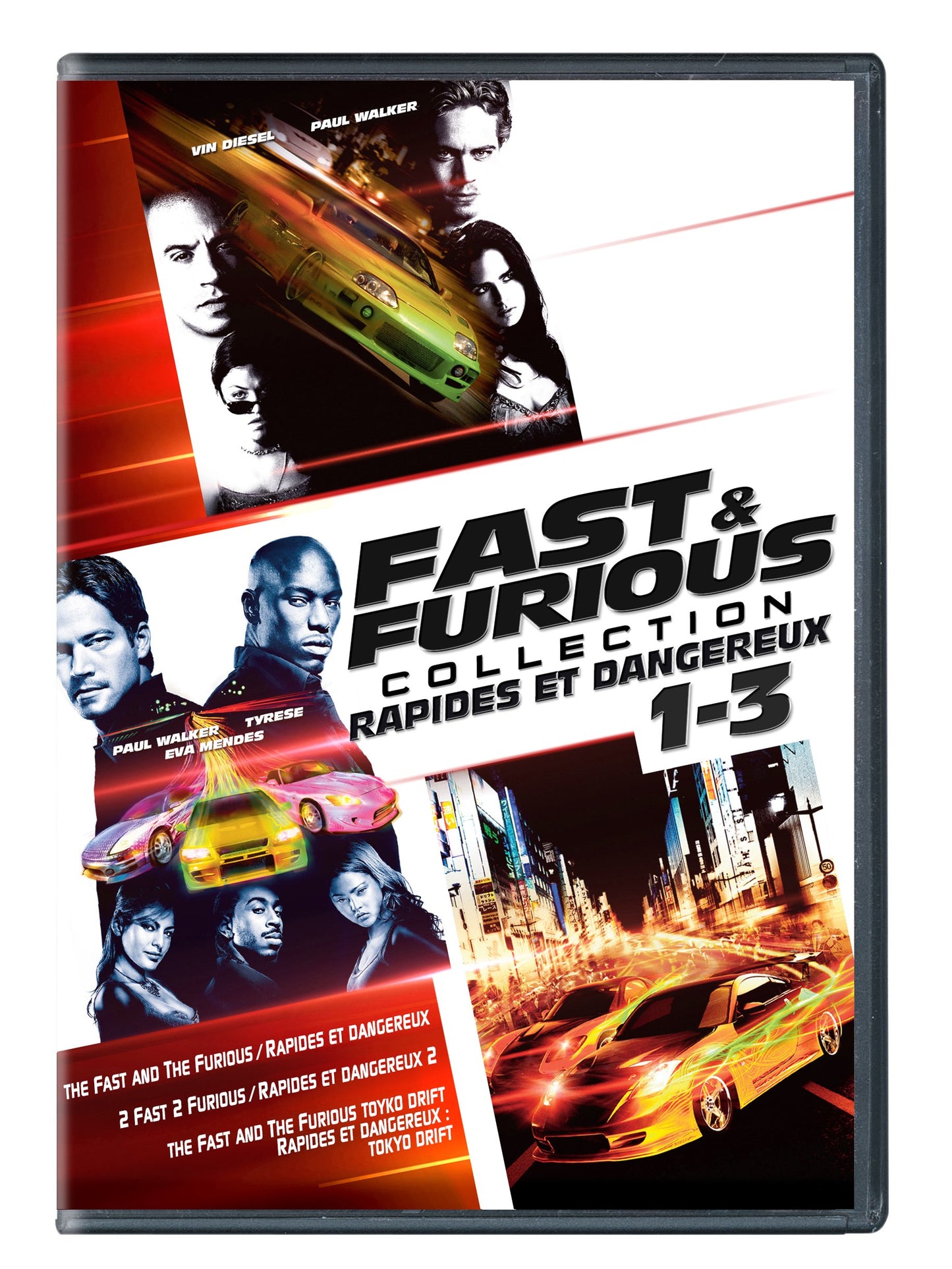 Fast & Furious Collection: 1-3 (Bilingual) [DVD] [DVD] - Very Good