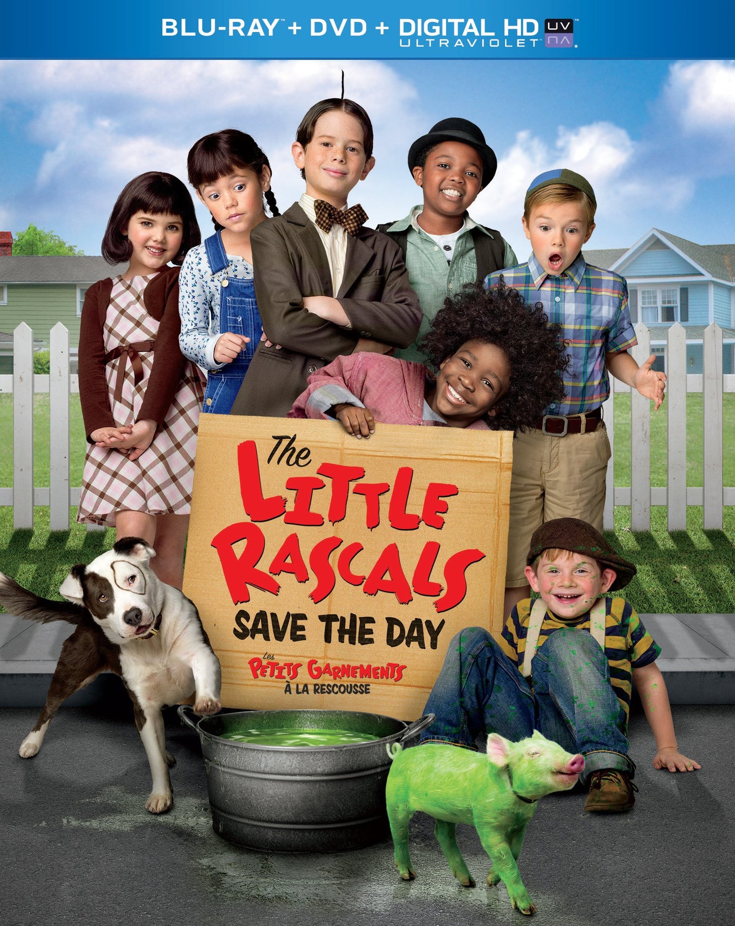 The Little Rascals Save the Day / Les Petits Garnements � La Rescousse (Bilingual) [Blu-ray + DVD + UltraViolet] [Blu-ray]