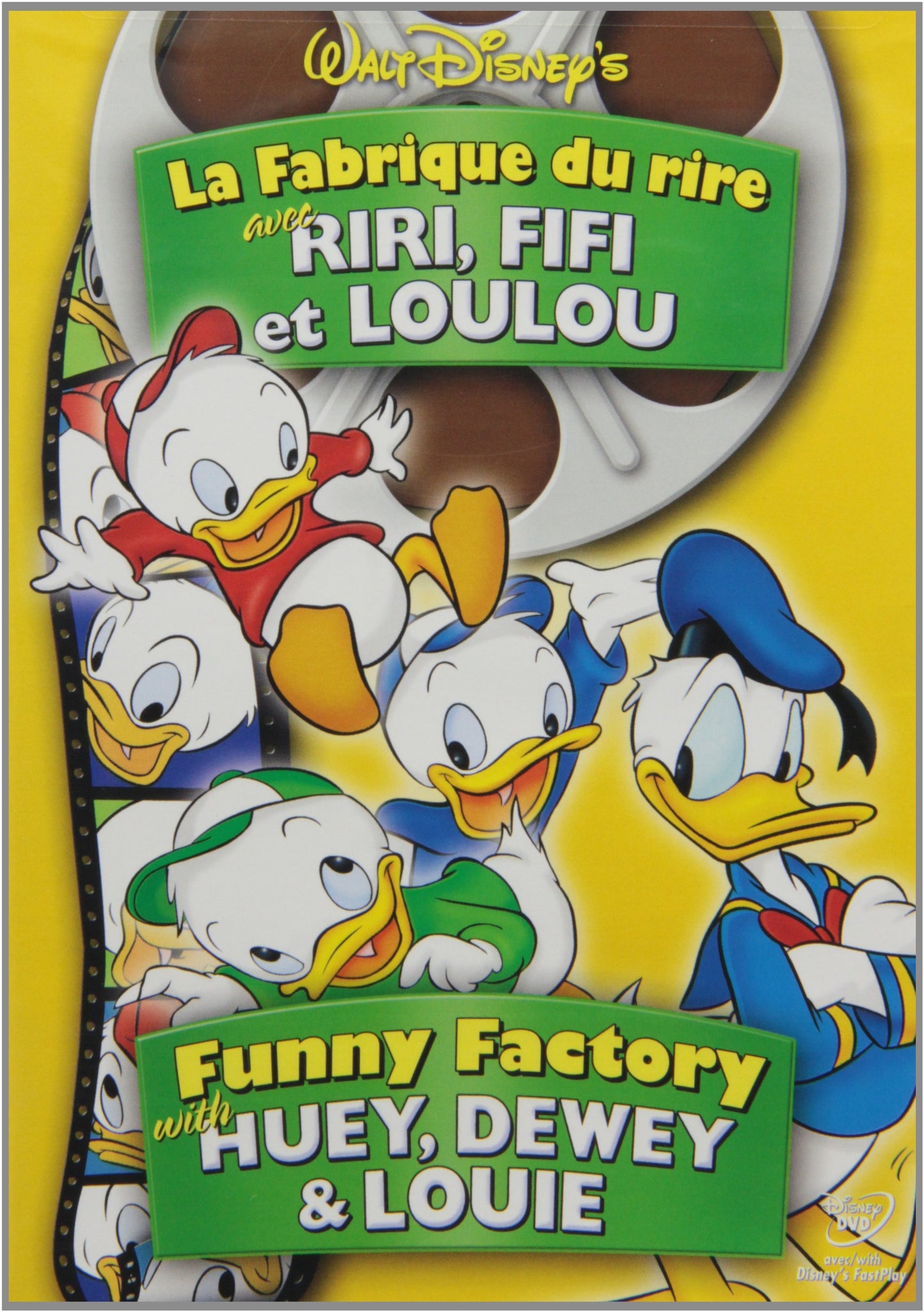 Funny Factory with Huey, Dewey & Louie V4 / La fabrique du rire avec Riri, Fifi et Loulou Vol. 4 (Bilingual) [DVD] - Good
