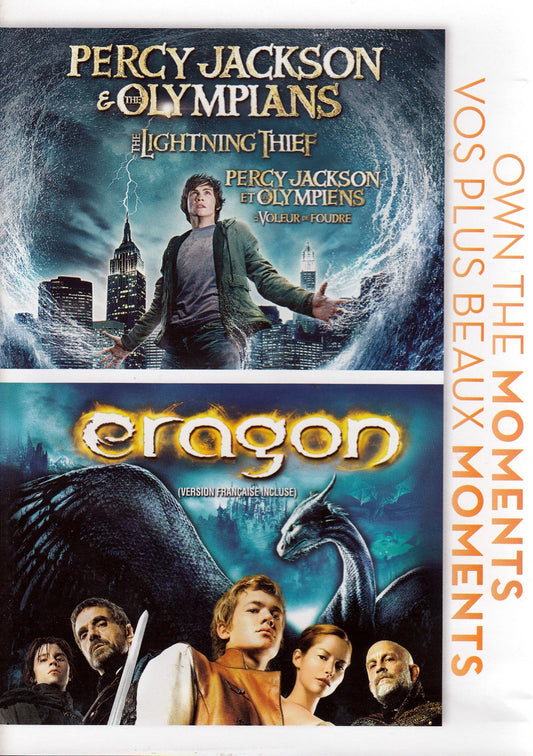 Percy Jackson and the Olympians / Eragon (Bilingual) [DVD] - Very Good
