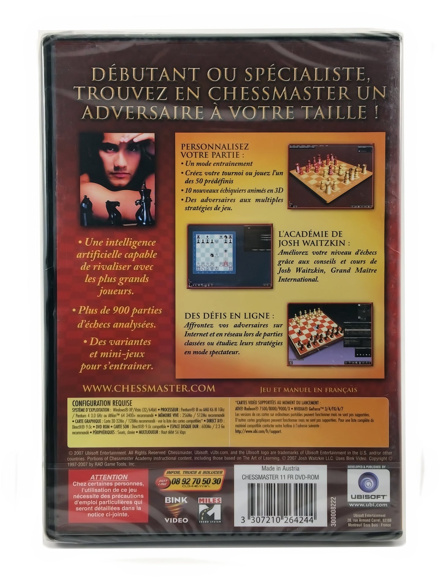 Chessmaster �dition Grand Ma�tre (11i�me �dition) [French Version/Version Fran�aise] [video game]