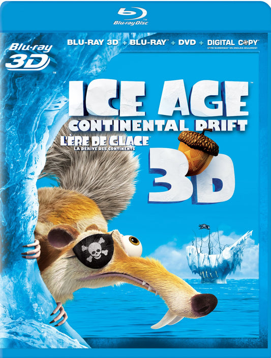 Ice Age: Continental Drift [Blu-ray 3D + Blu-ray + DVD + Digital Copy] (Bilingual) [Blu-ray]