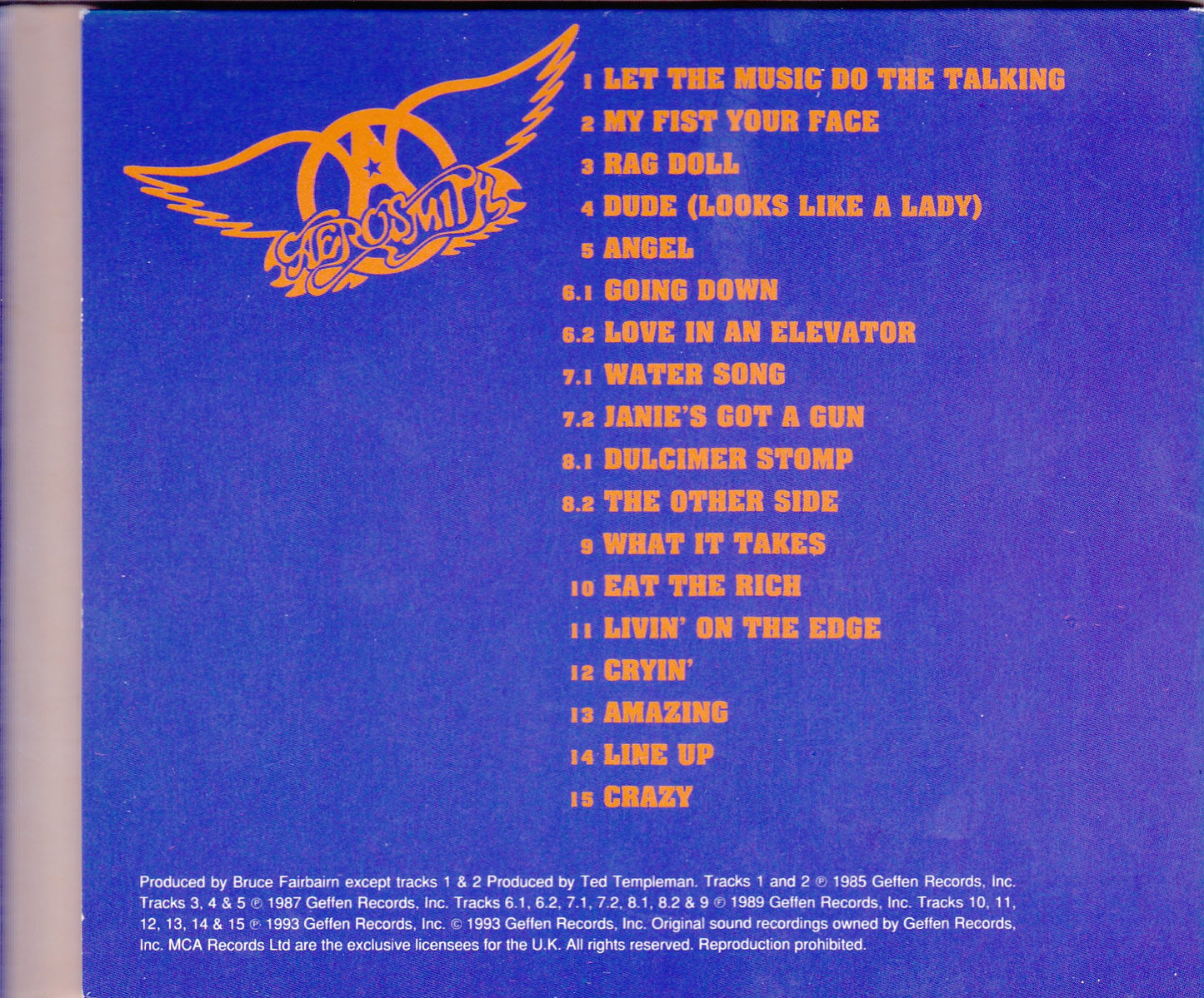 AEROSMITH - GET A GRIP [Audio CD] AEROSMITH