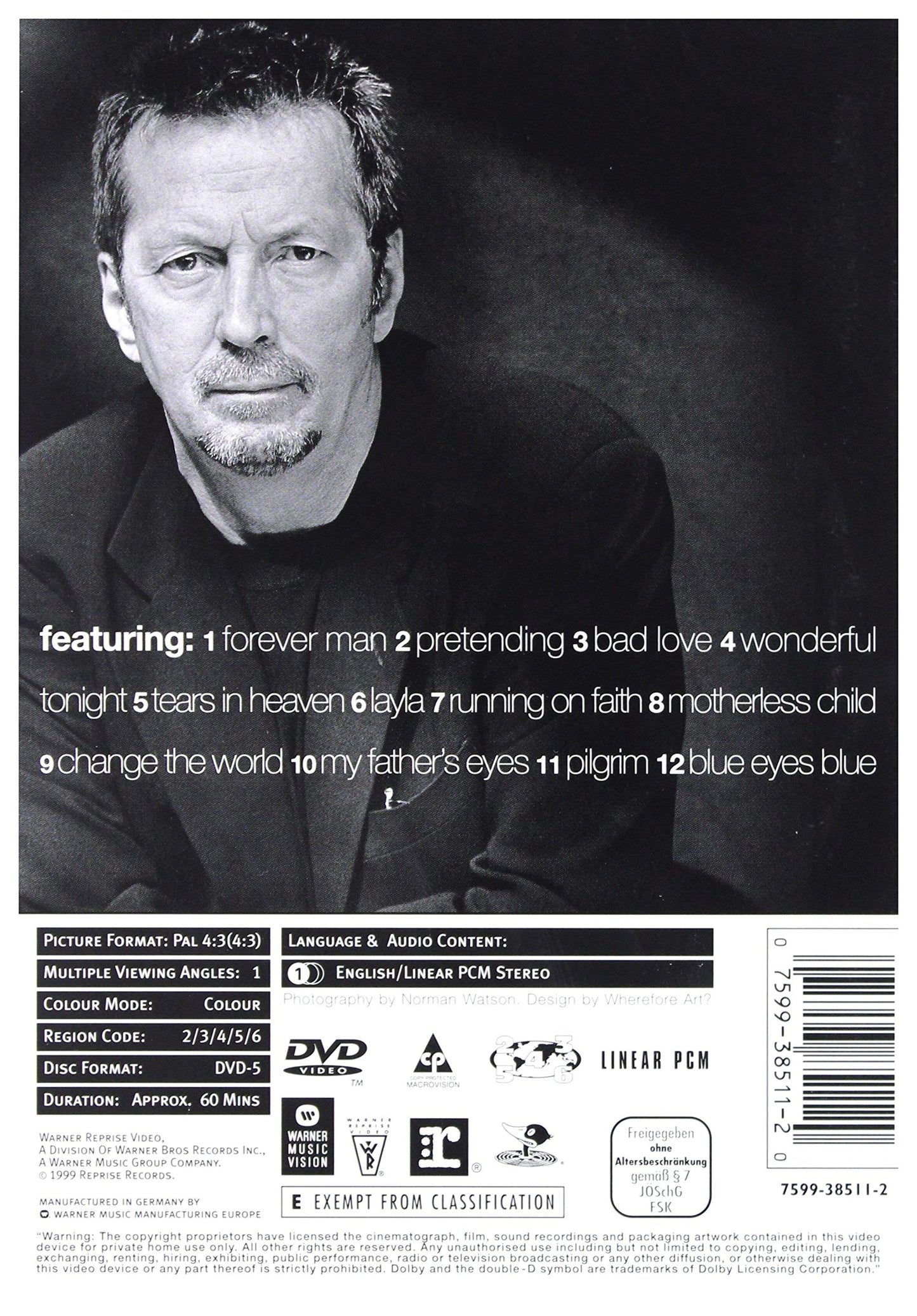 Eric Clapton - Clapton Chronicles: Best Of Eric Clapton (1999) [Import] [DVD] - Very Good