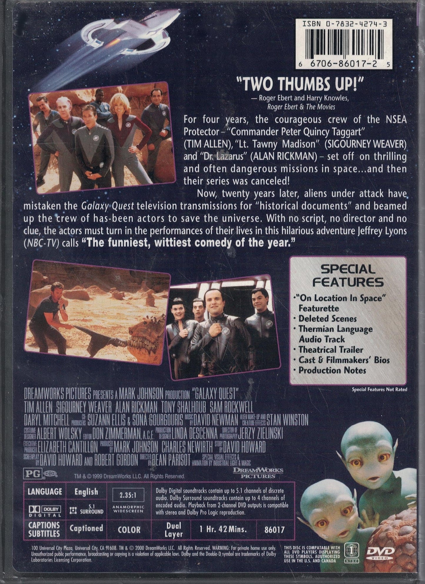 Galaxy Quest [Import] [DVD] - Very Good