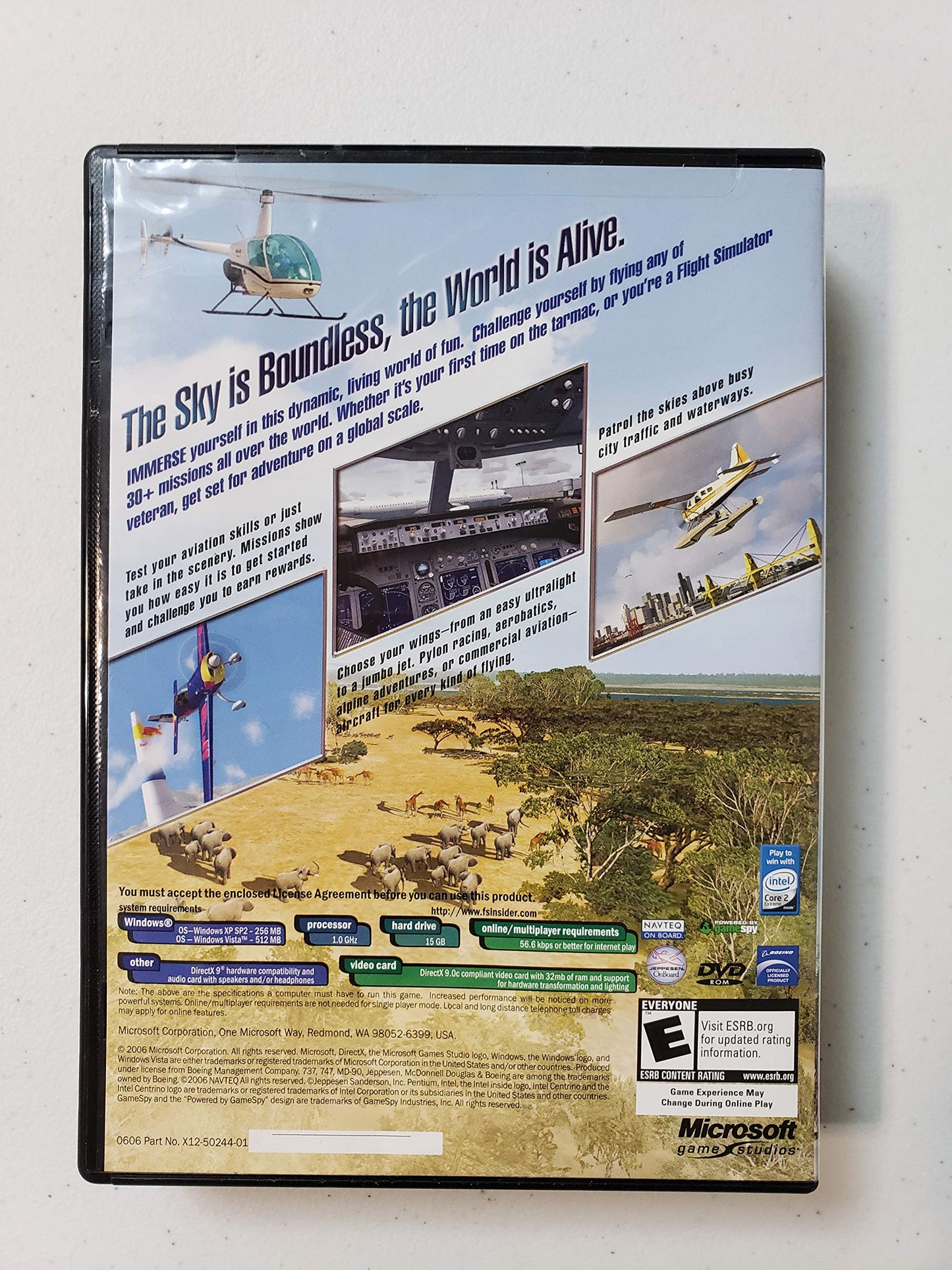 Microsoft Flight Simulator X Deluxe DVD [video game]