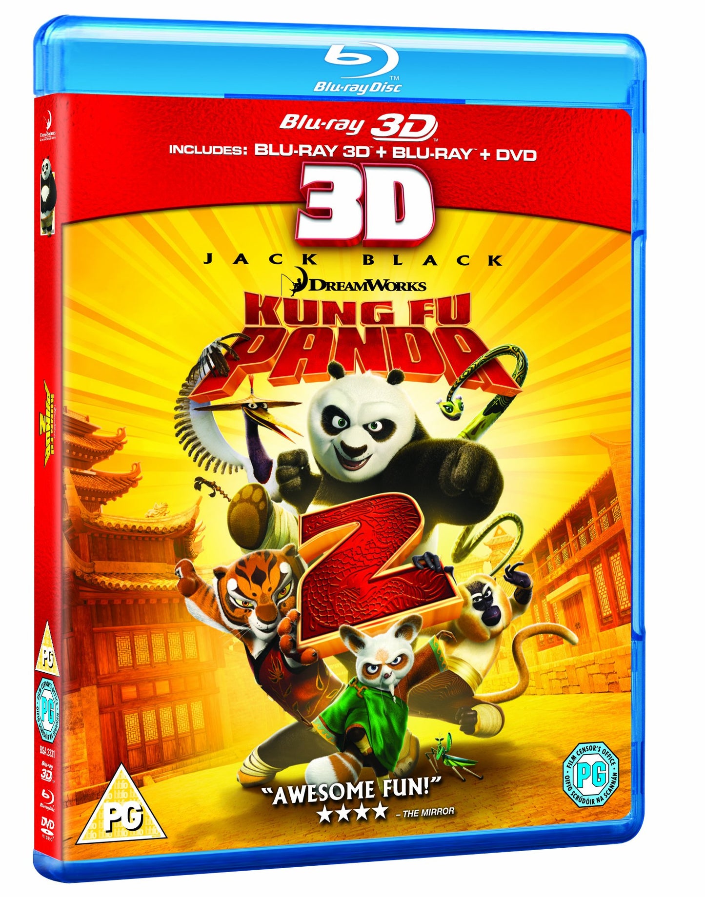 DREAMWORKS PICTURES Kung Fu Panda 2 3D [BLU-RAY] [Blu-ray] - Very Good