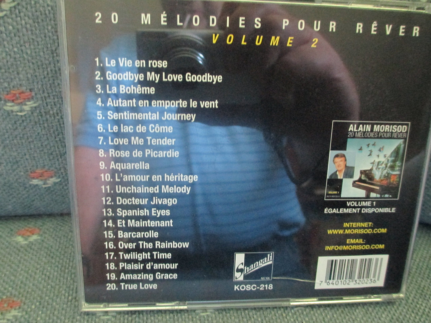 20 Melodies Pour Rever, Volume 2 [Audio CD] Alain Morisod - Very Good