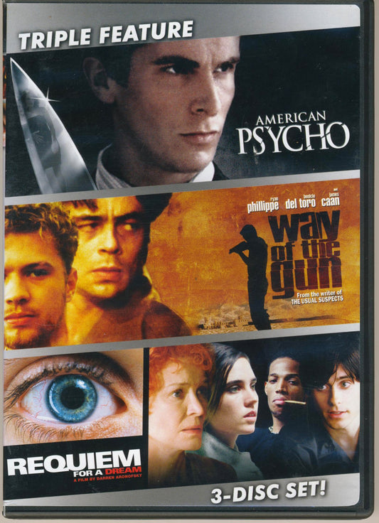 American Psycho - Way Of The Gun - Requiem For A Dream [Unknown Binding] - Very Good