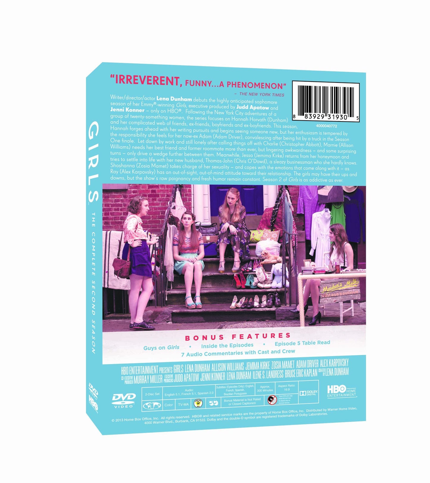 Girls: The Complete Second Season [DVD] - Good