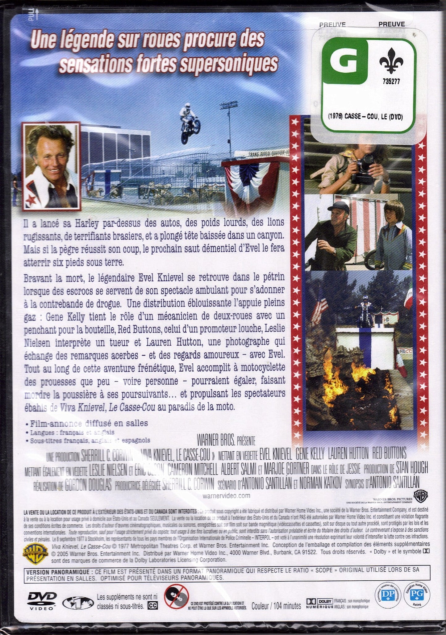 Viva Knievel! (Version fran�aise) [DVD] - Very Good