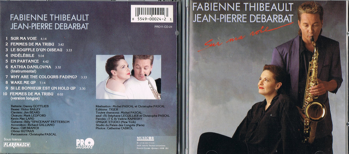 Fabienne Thibeault & Jean-Pierre Debarbat - Sur Ma Voie [Audio CD] Fabienne Thibeault & Jean-Pierre Debarbat