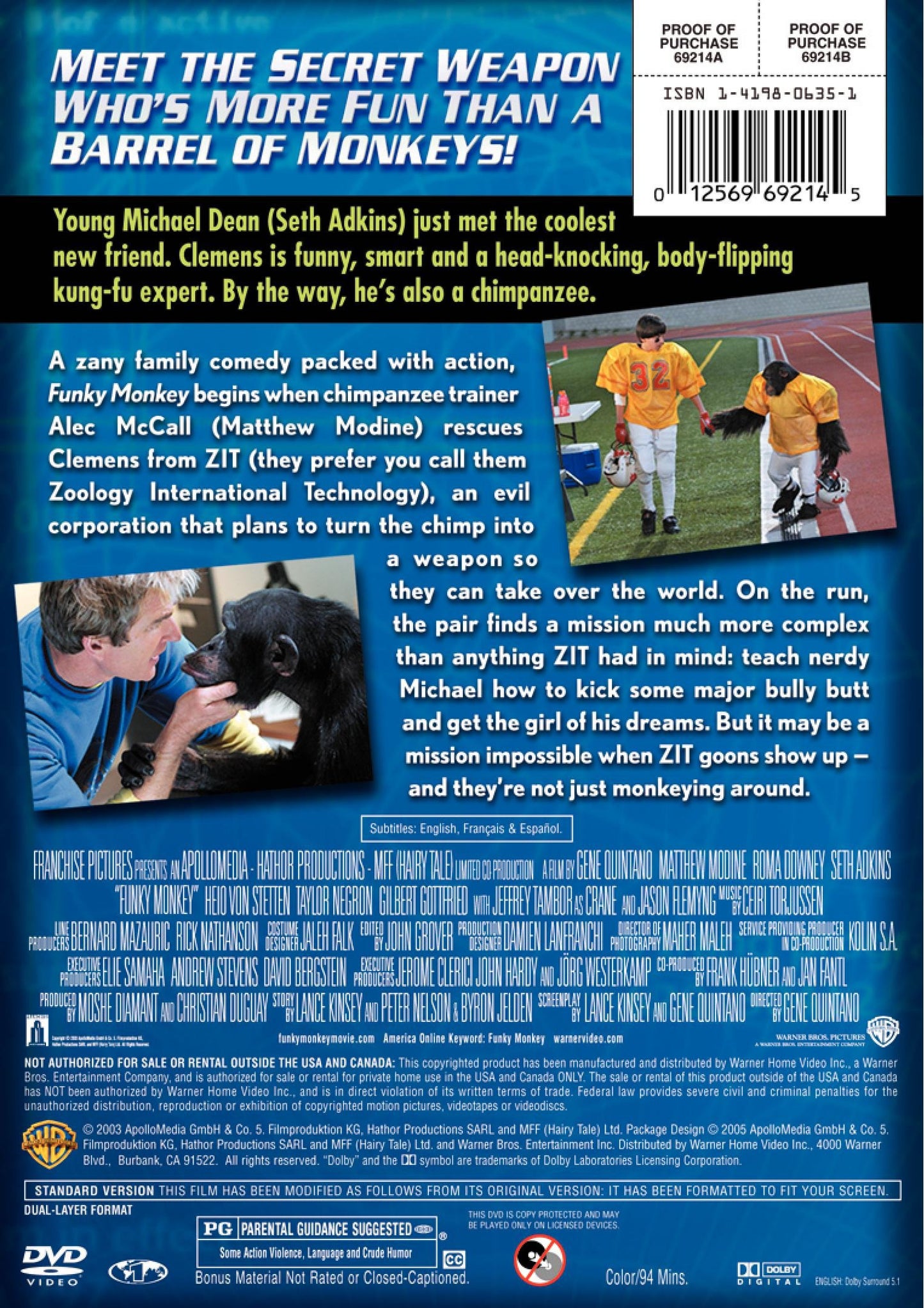 Funky Monkey [DVD] - Good