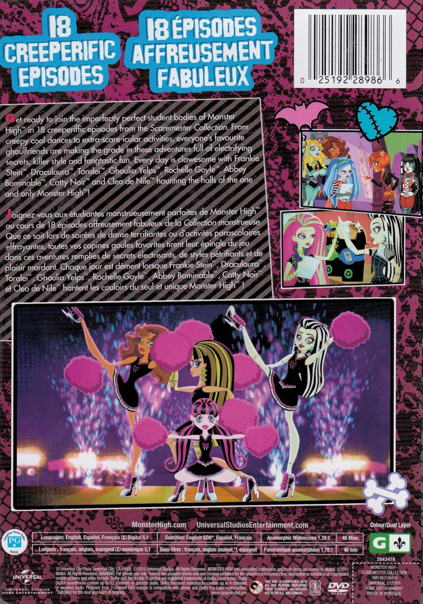 Monster High - Scaremester Collection [DVD] - Very Good