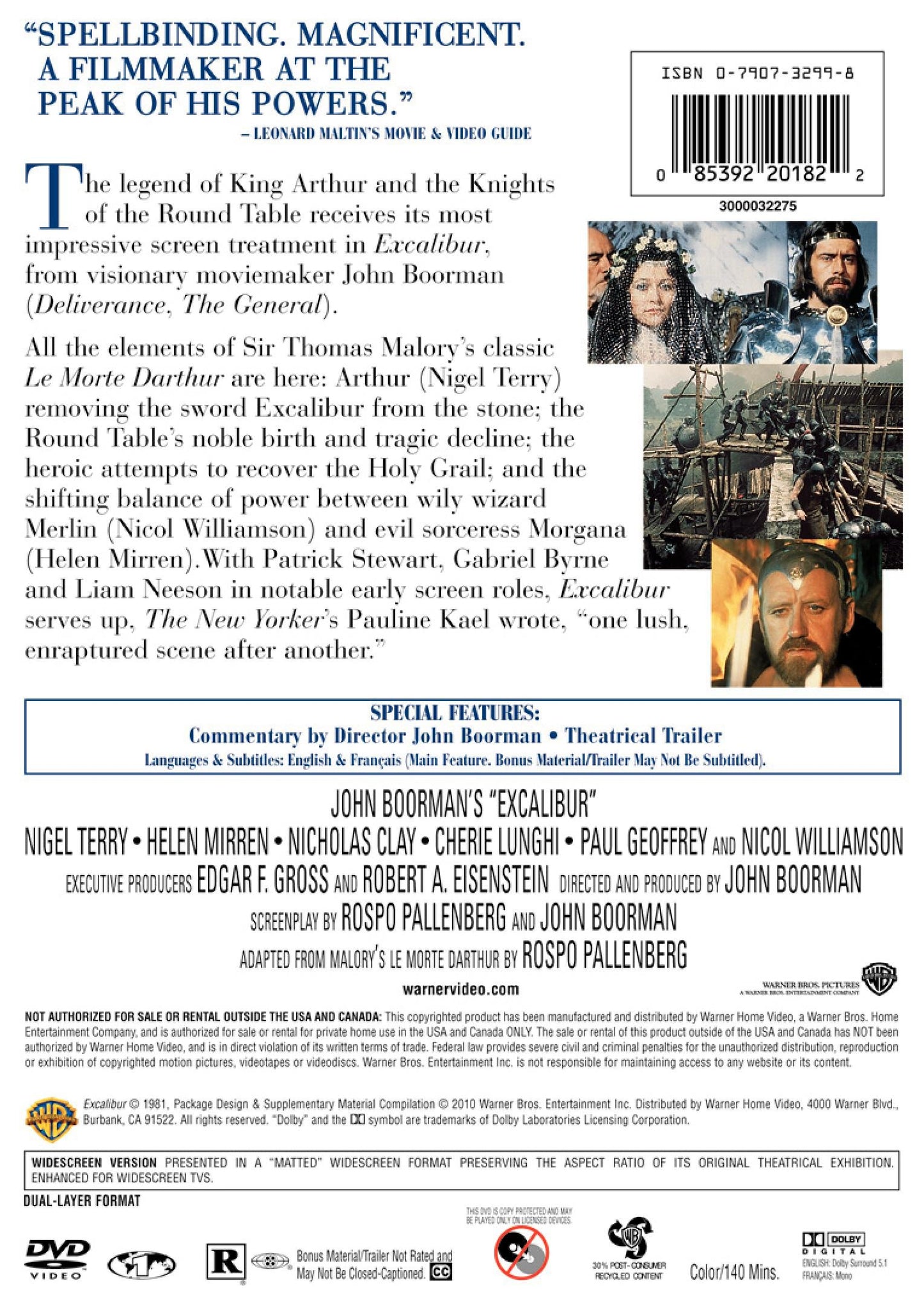 Excalibur [DVD] - Good