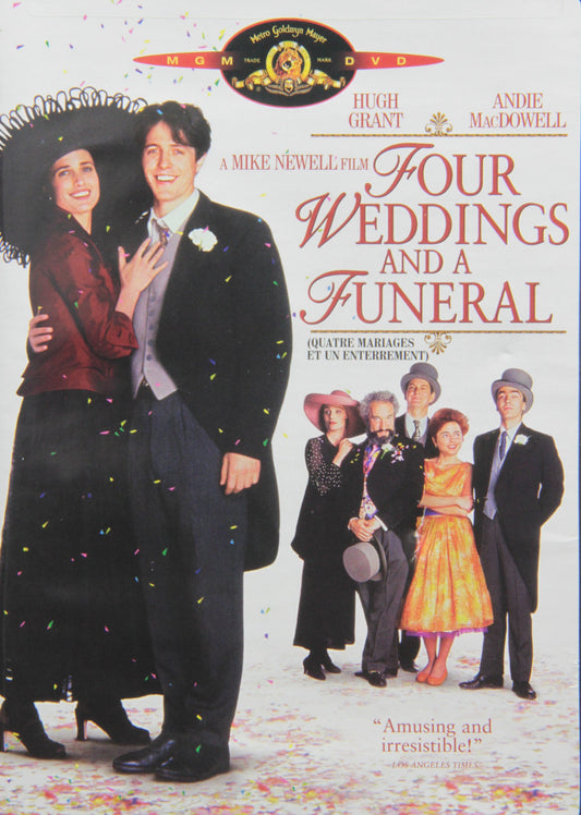 Four Weddings and a Funeral (Bilingual) [DVD] - Very Good