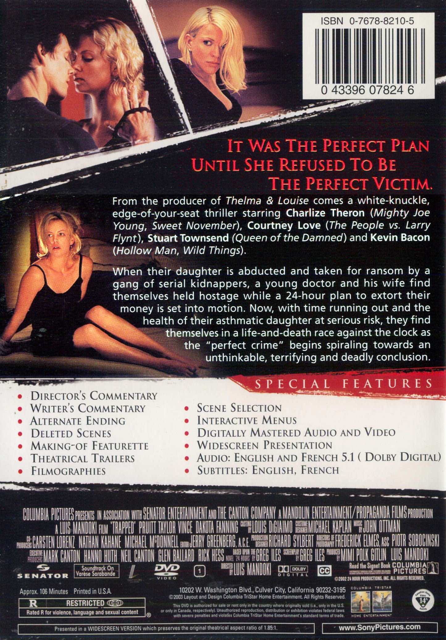 Trapped (Bilingual) [DVD] - Very Good