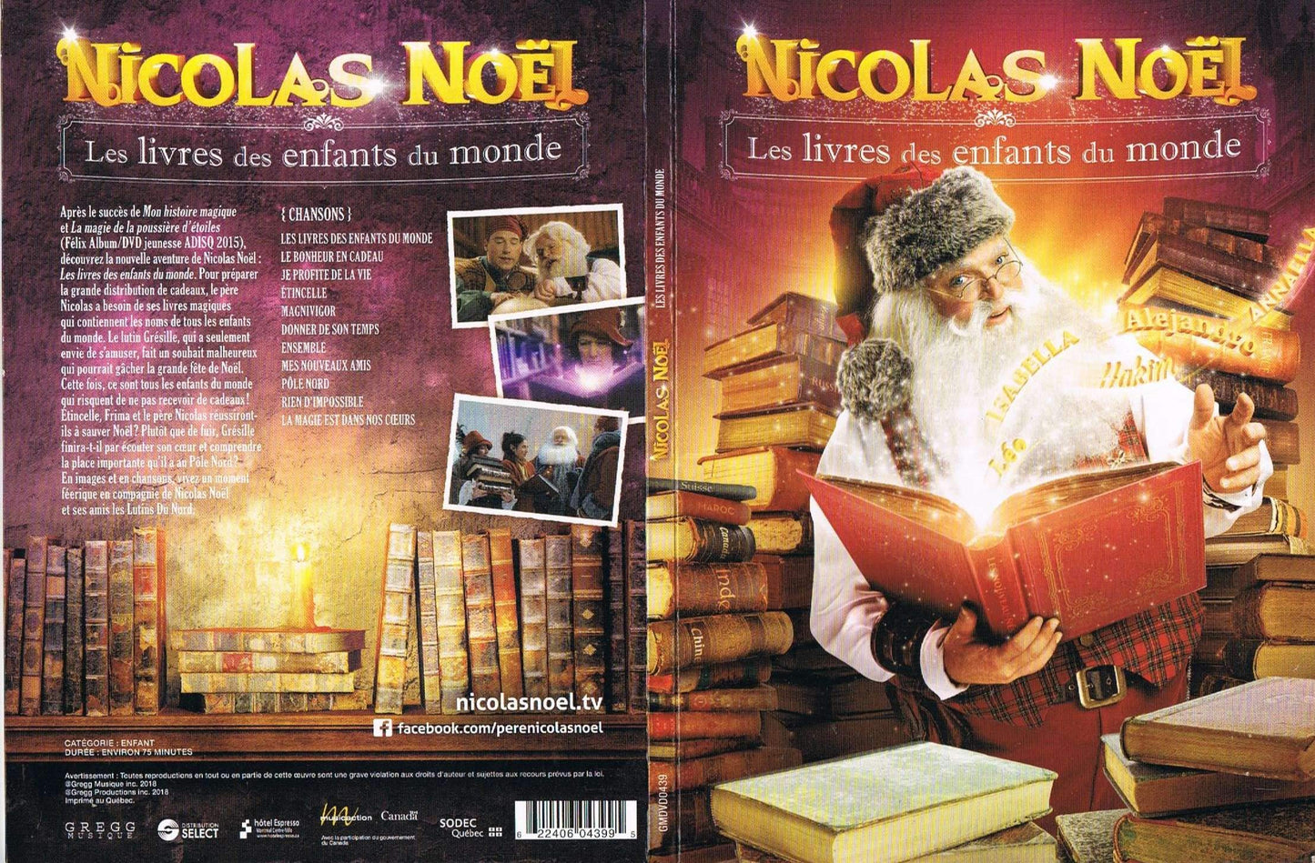 NICOLAS NOEL LES LIVRES DES ENFANTS DU MONDE [DVD] - Acceptable