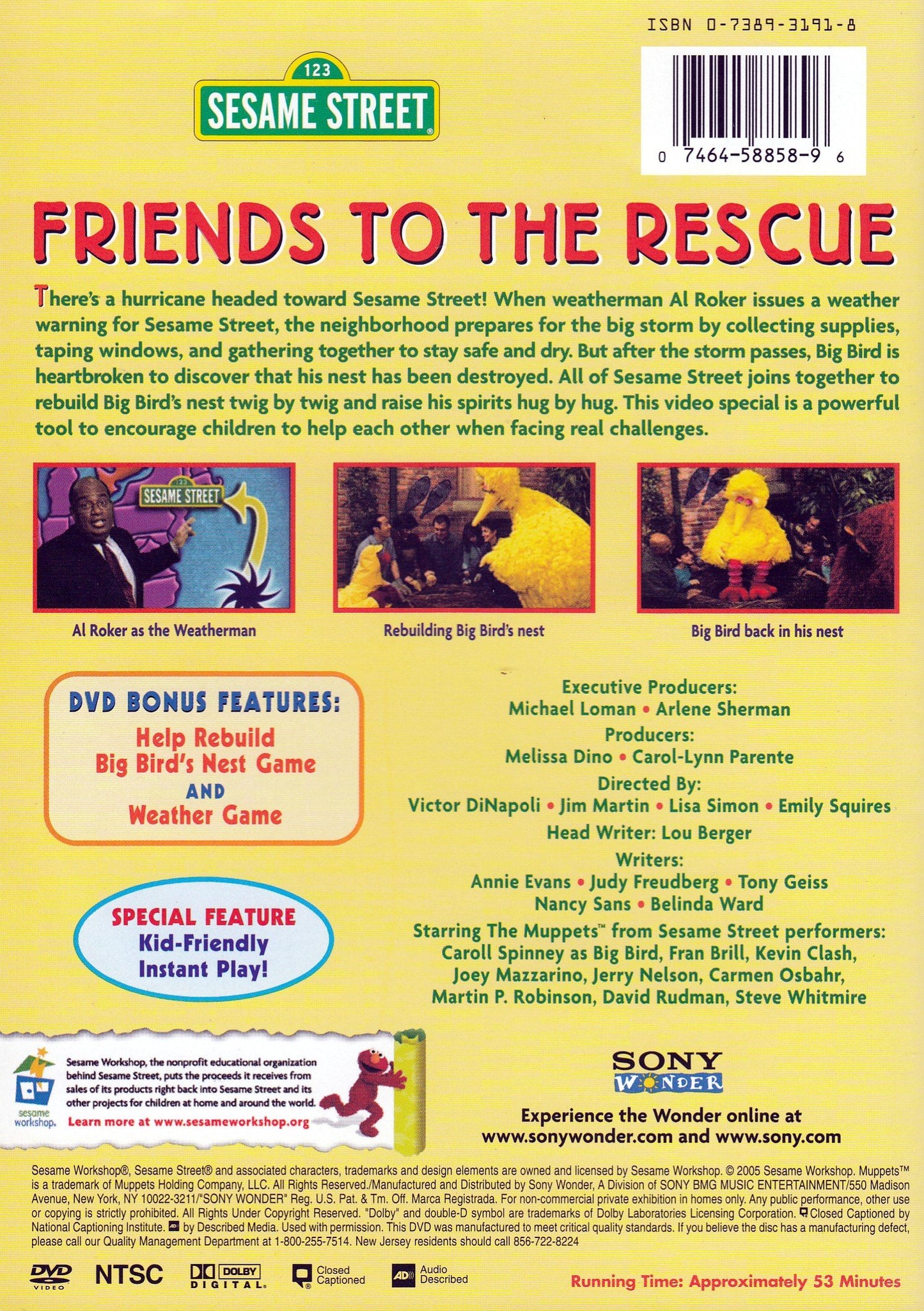 Sesame Street: Friends to the Rescue [DVD] - Very Good
