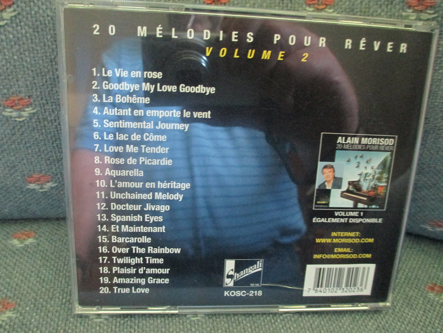 20 Melodies Pour Rever, Volume 2 [Audio CD] Alain Morisod - Very Good