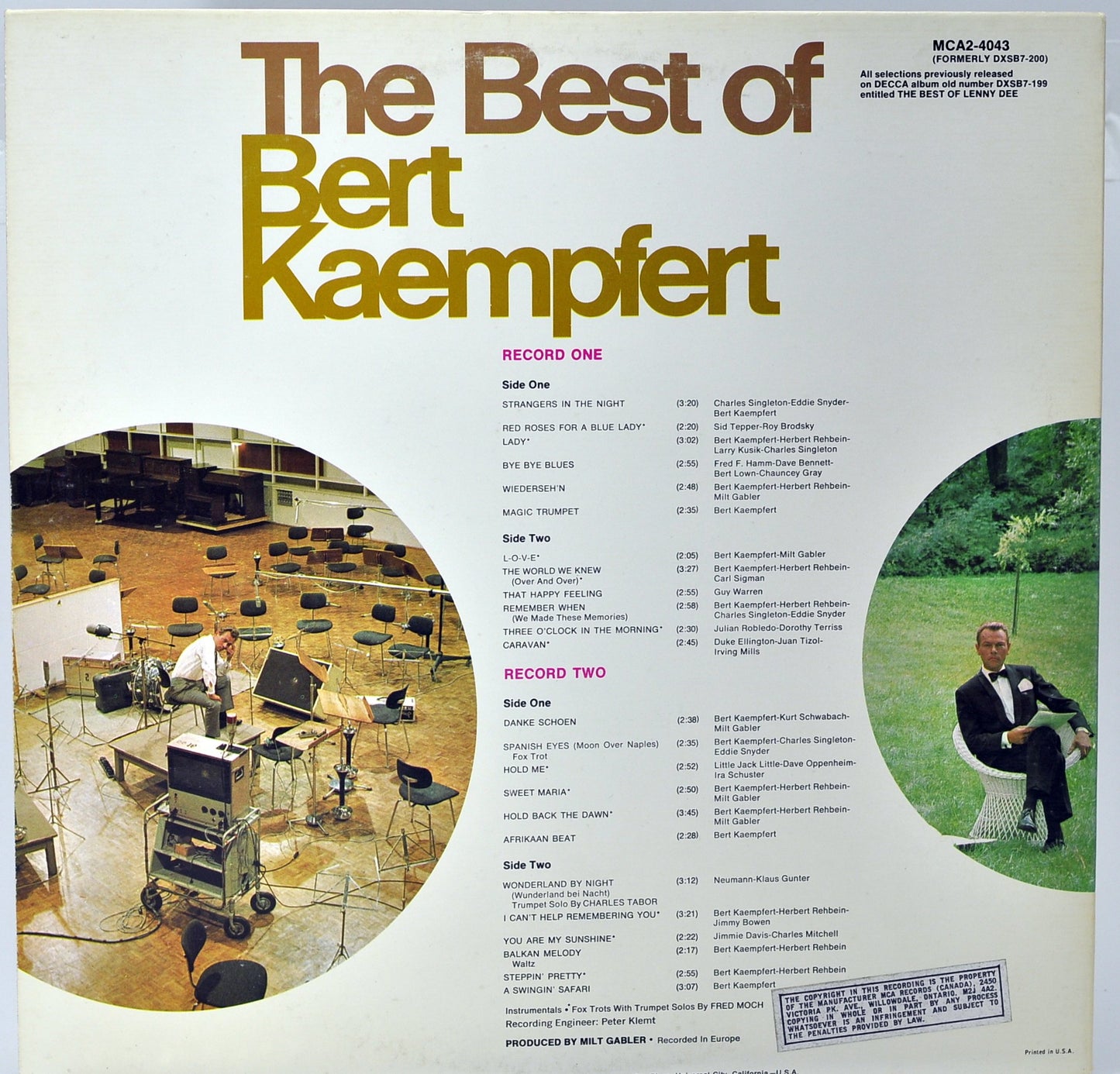 Very Best of [Audio CD] Kaempfert, Bert