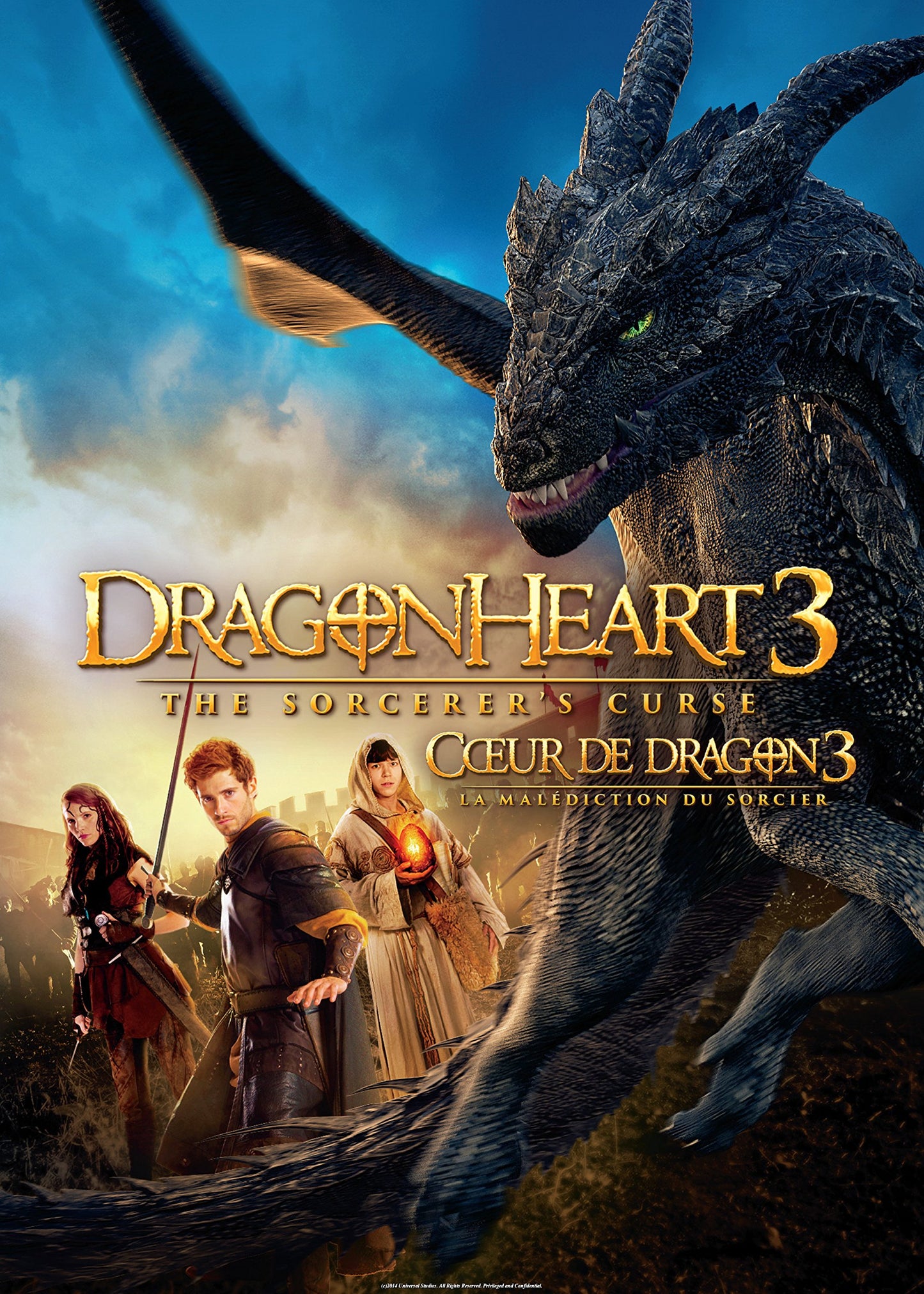 Dragonheart 3: The Sorcerer's Curse (Bilingual) [DVD] - Very Good