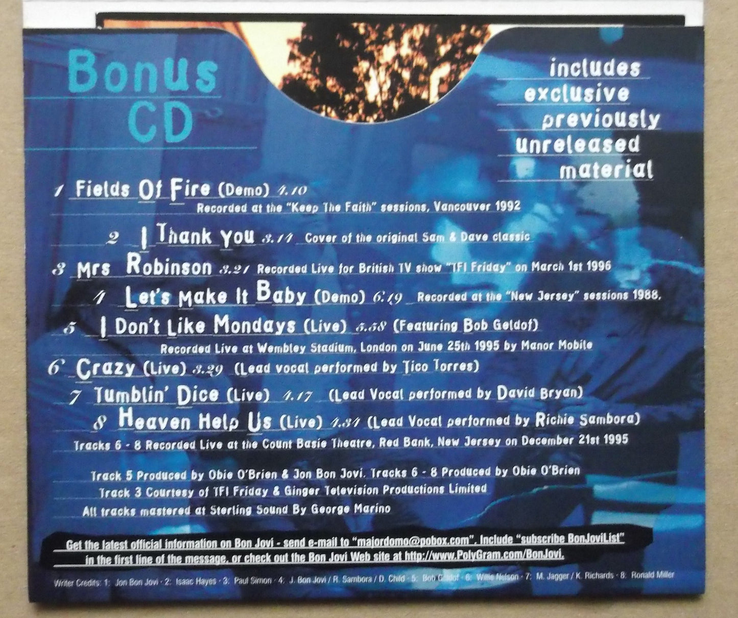 These Days [Audio CD] Bon Jovi