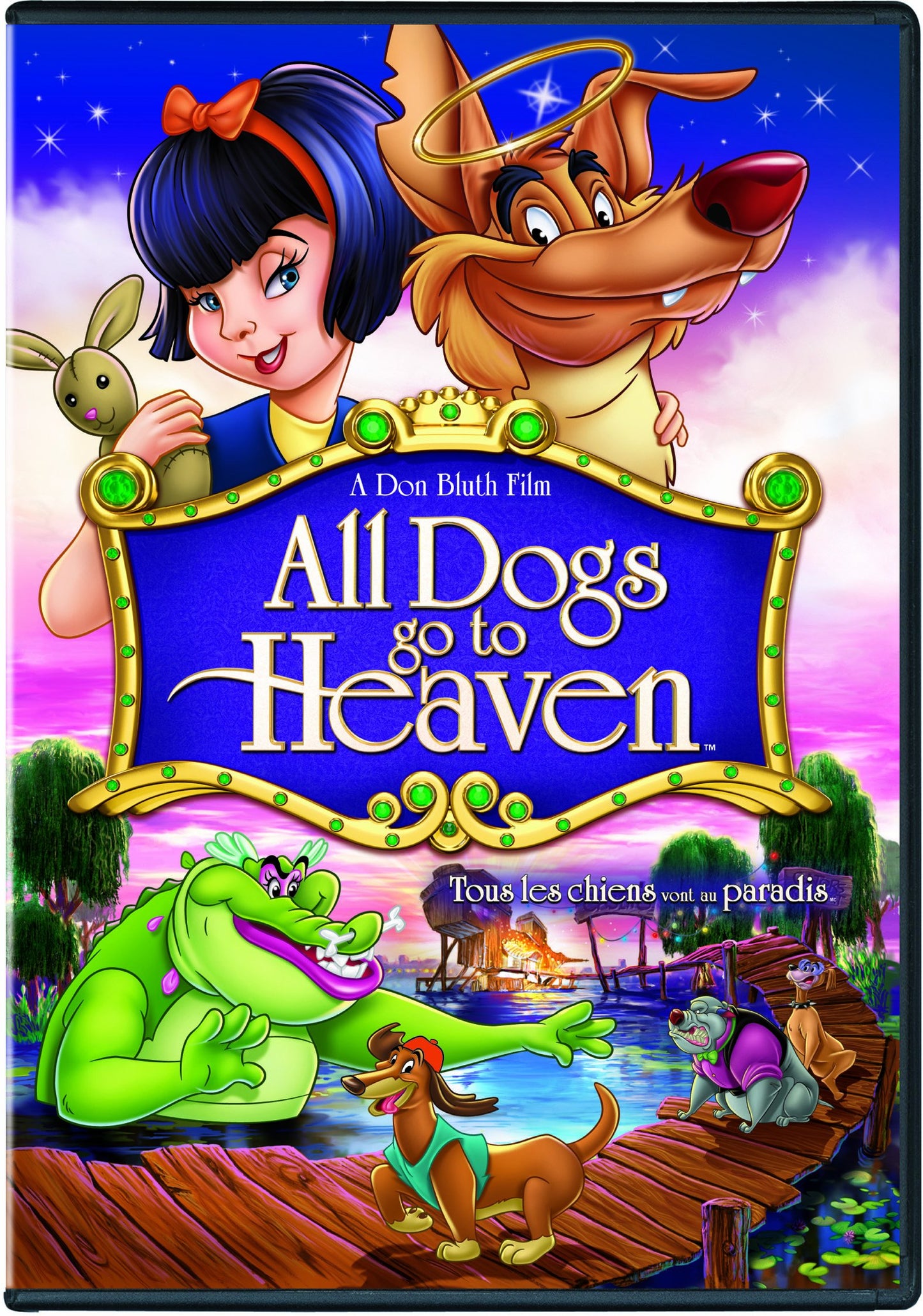 ALL DOGS GO TO HEAVEN (Bilingual) [DVD] - Very Good