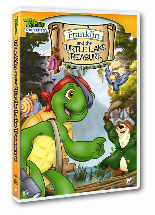 FRANKLIN AND THE TURTLE LAKE TREASURE (Bilingual) [DVD] - Good