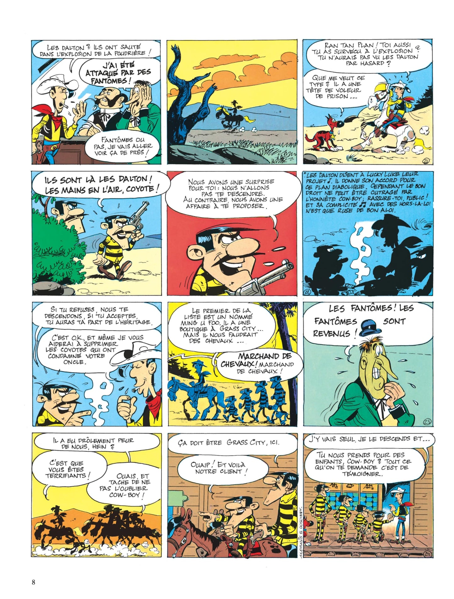 Lucky Luke - Lucky Comics 17 - Balade des Daltons et autres [Paperback] Morris and Goscinny (Illustr.)