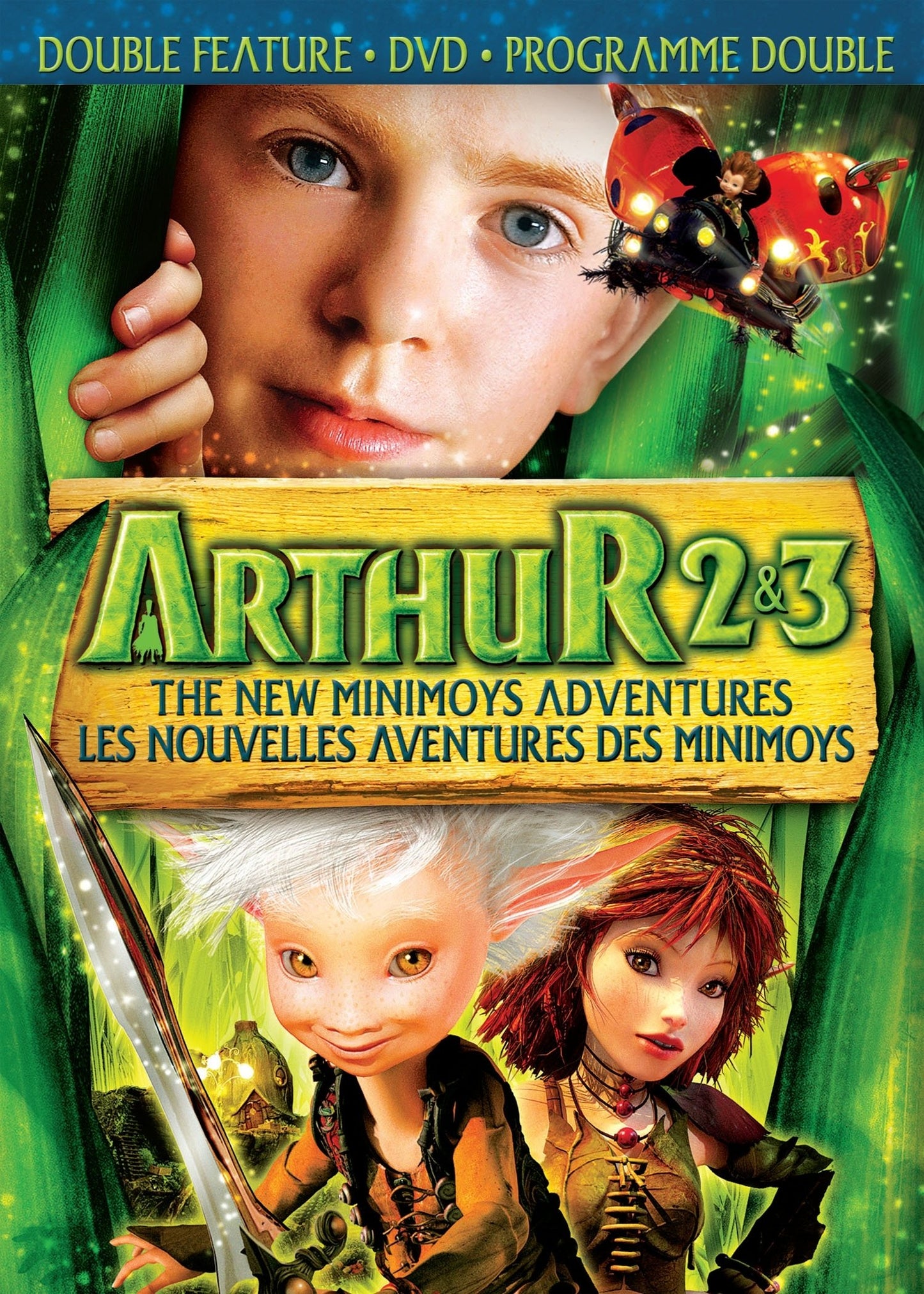 Arthur and the Invisibles 2 & 3: The New Minimoys Adventures / Les Nouvelles Aventures des Minimoys (Bilingue) [DVD] - Very Good