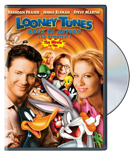 Looney Tunes: Back in Action / Les revoil� ! (Bilingual) [DVD] Don Stanton; Brendan Fraser; Roger Corman; Heather Locklear; Jeff Gordon; Timothy Dalton; Bill Goldberg; Dan Stanton; Joan Cusack; Jenna Elfman; Bunny Bugs; Steve Martin; Joe Da.. - Very Good