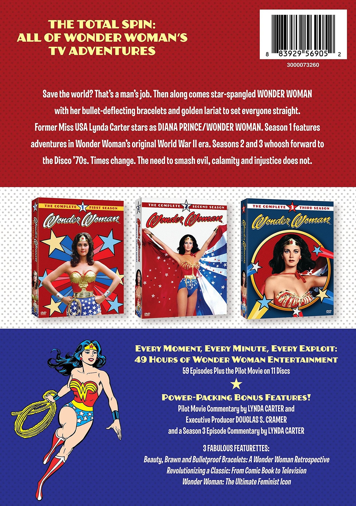 Wonder Woman: The Complete Collection (DVD) (Repackage) [DVD] - Like New