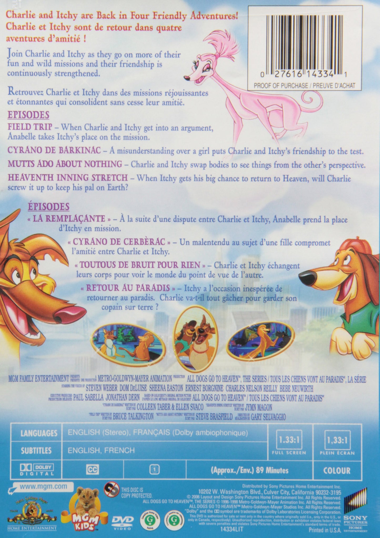 All Dogs Go to Heaven - The Series: Friends To The Rescue (Bilingual) [DVD]