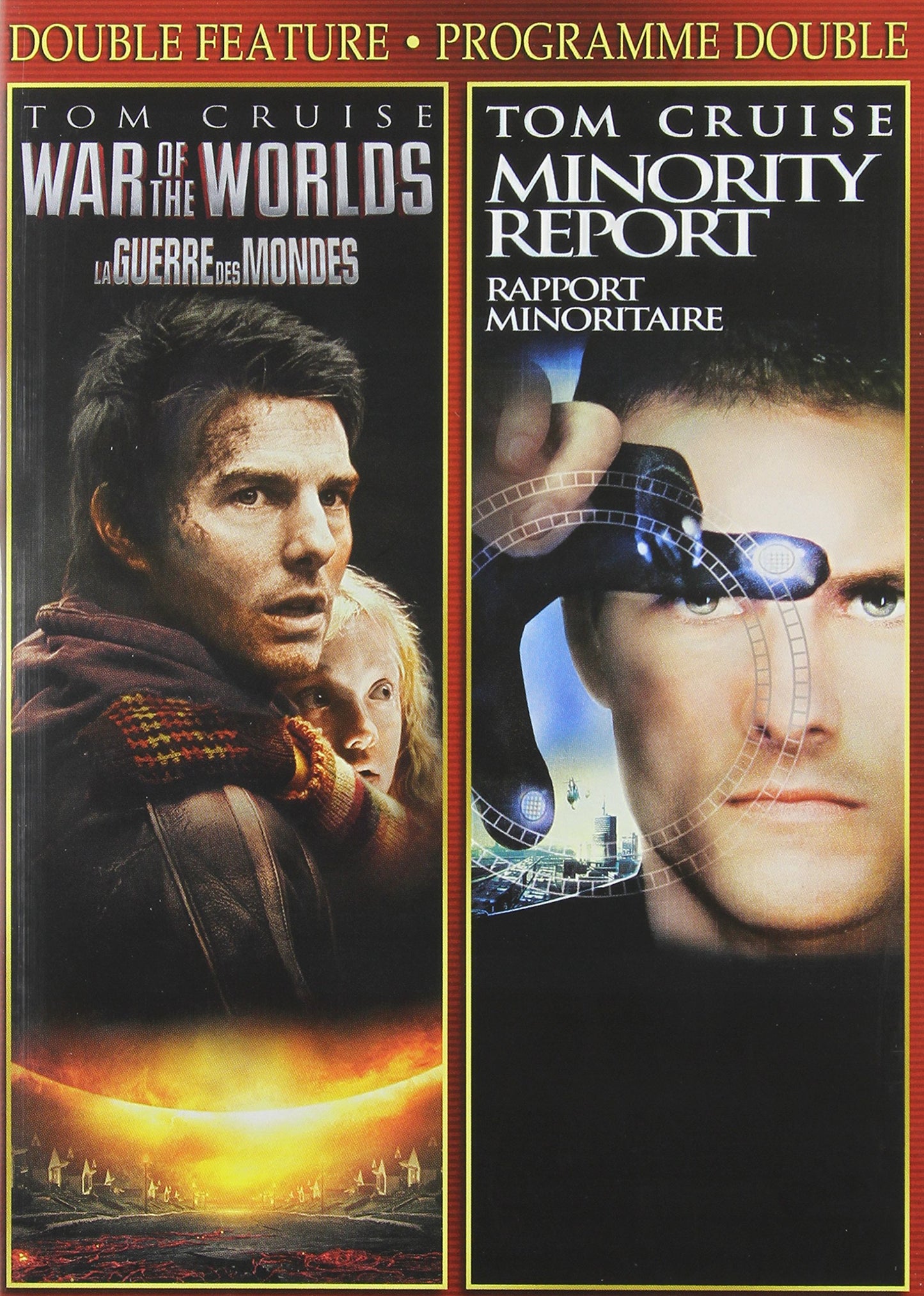 War of the Worlds / Minority Report (Double Feature) // La Guerre des mondes / Rapport minoritaire (Programme Double) (Bilingual) [DVD] - Very Good