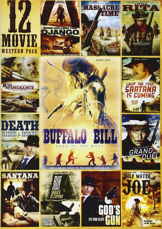 12-Movie Western Pack [DVD] - Very Good
