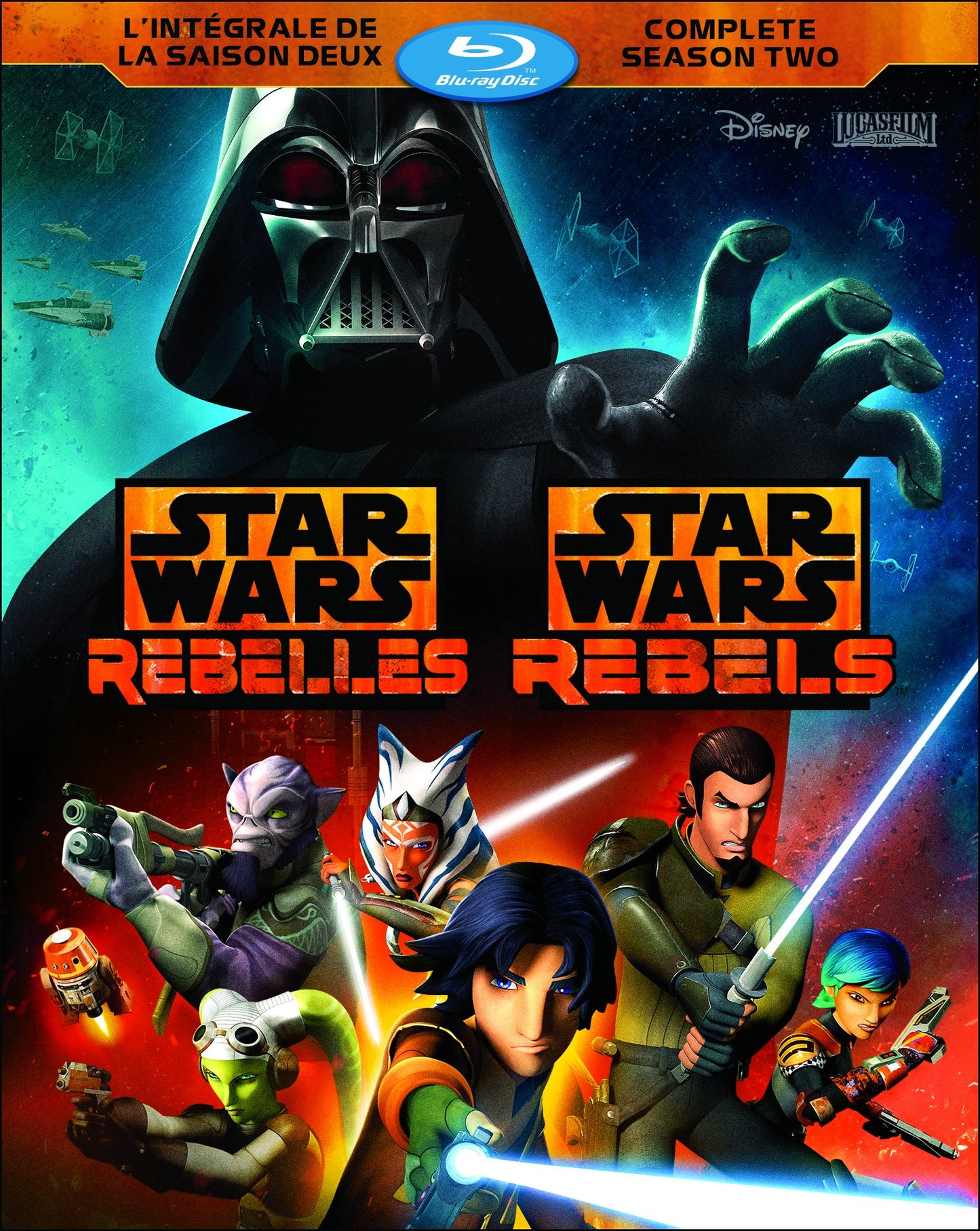 Star Wars Rebelles: L�Int�grale De La Saison Deux [Blu-ray] (Bilingual) [Blu-ray]