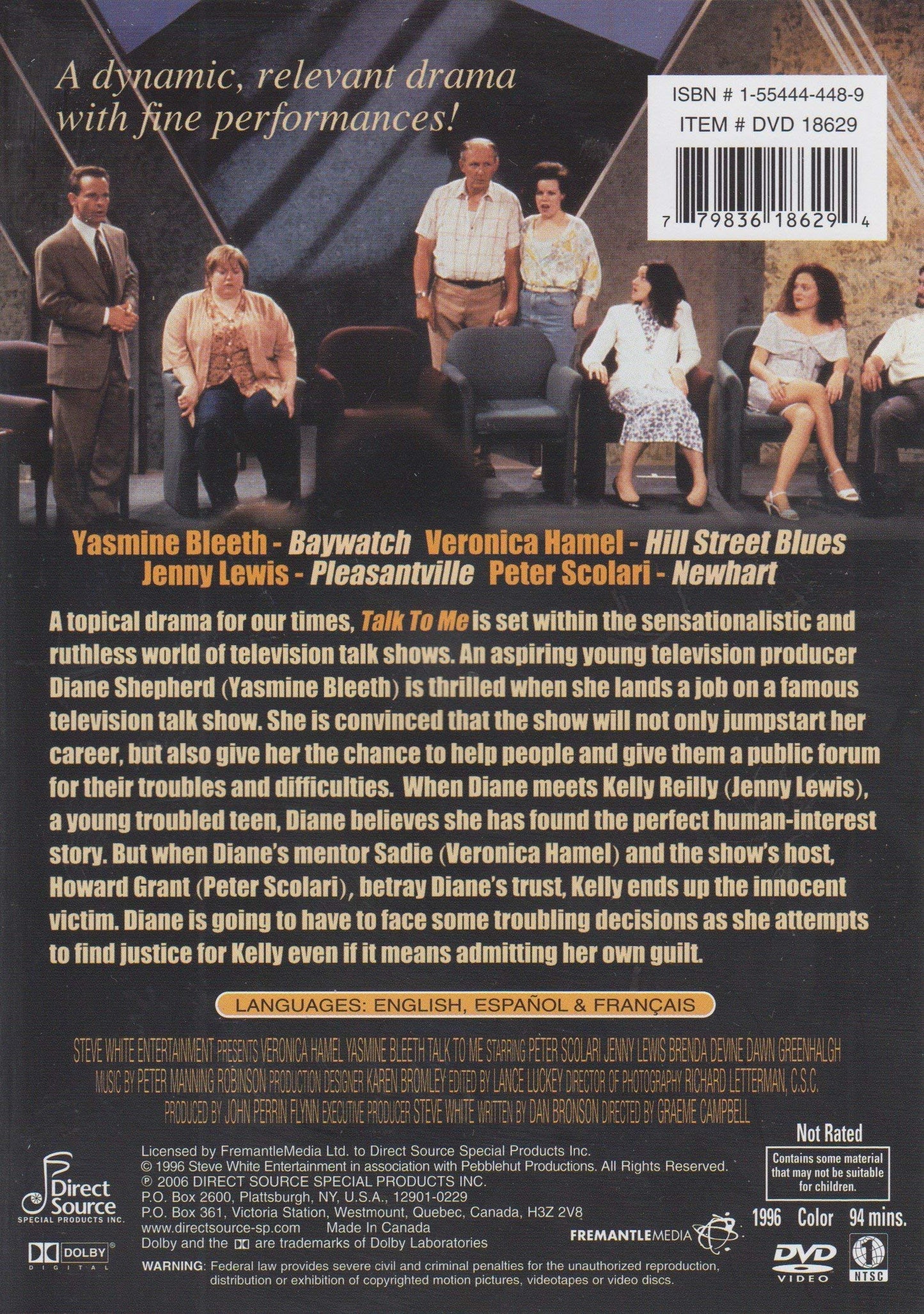 Talk To Me (Bilingual) [DVD] - Good