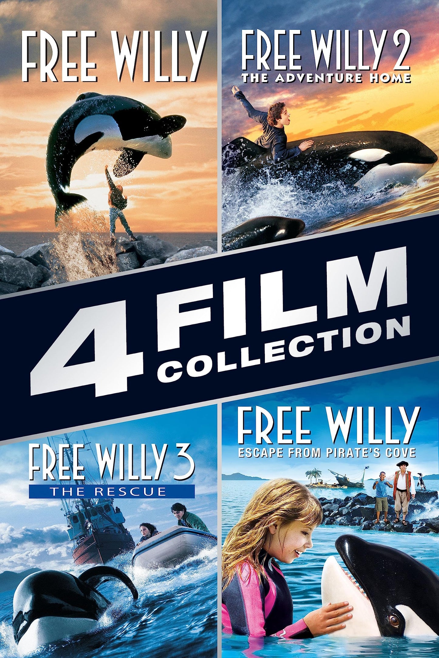 4 Film Favorites: Free Willy 1-4 Collection (Bilingual) [DVD]