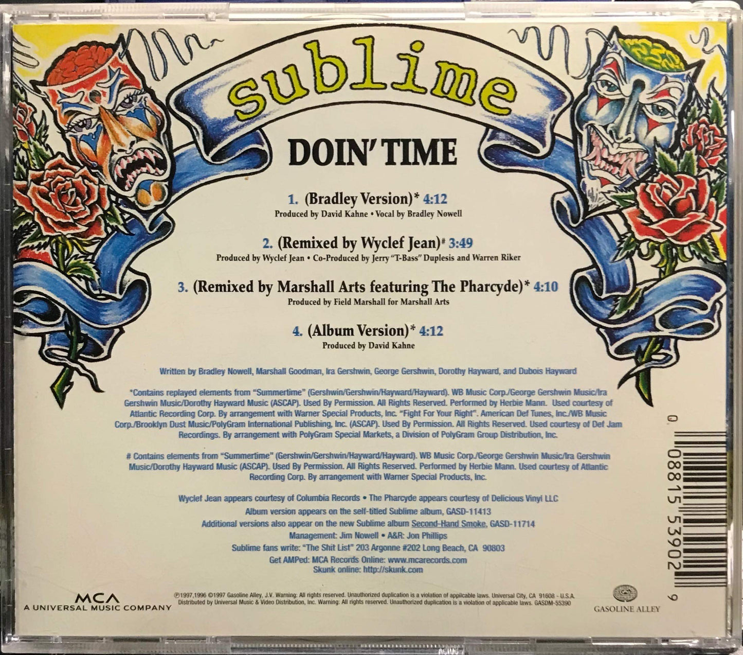 Doin Time [Audio CD] Sublime - Very Good