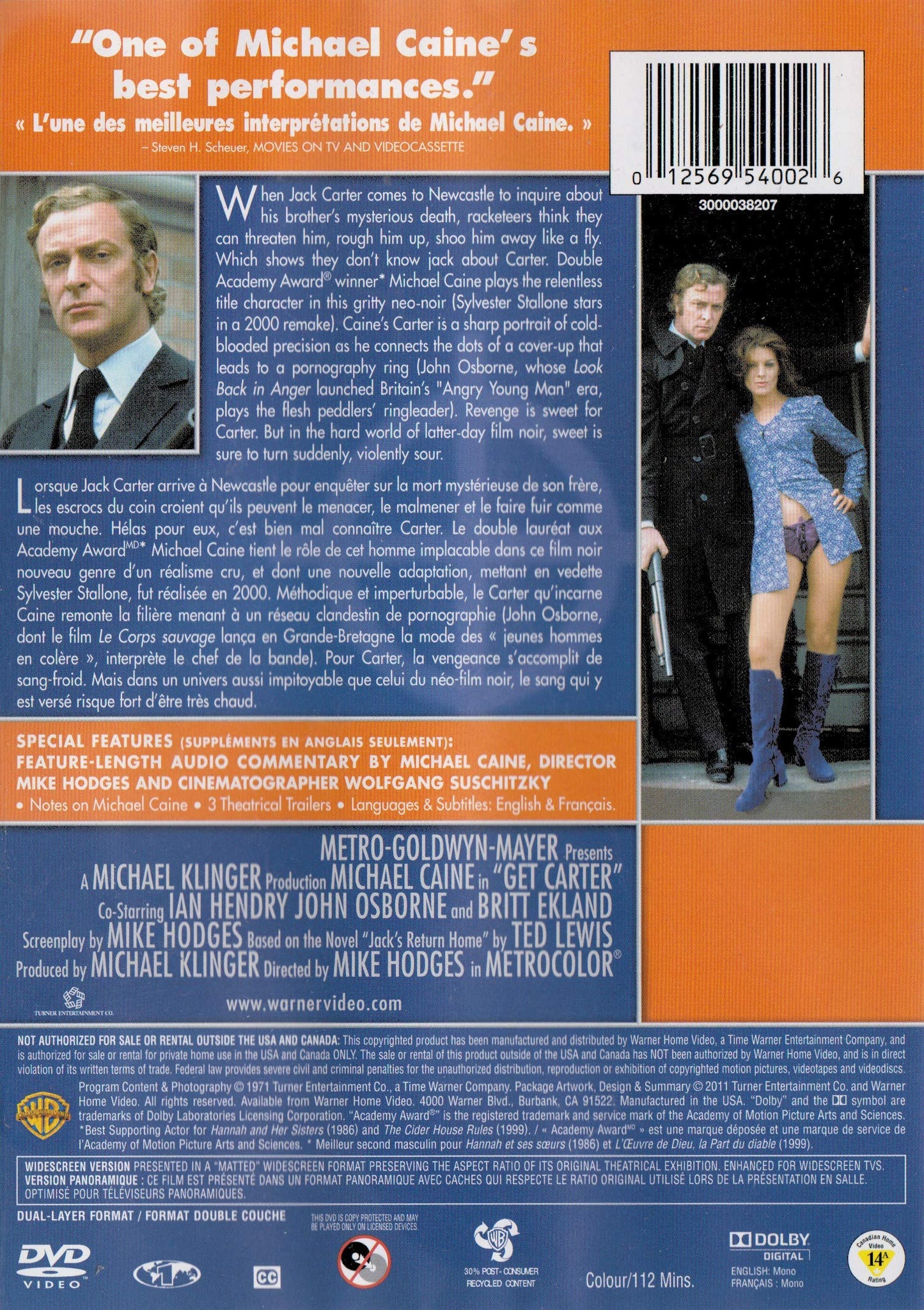 Get Carter (1971) (DVD) - Good